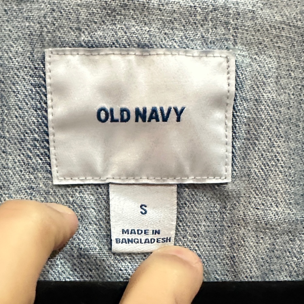 NWOT Old Navy Light Blue Denim Jacket size S - Picture 2 of 9